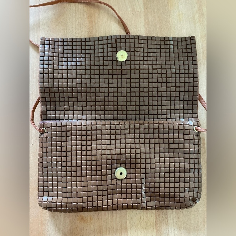 Vintage beaded clutch with shoulder strap - Picture 5 of 5